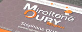 Carte commerciale - Miroiterie Oury